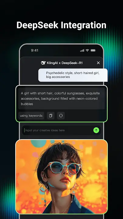 Kling AI MOD APK [Premium Unlocked] for Android Screenshot