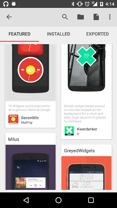 KWGT Kustom Widget Maker MOD APK Best Custom Widget Creator App for Android [Pro Unlocked] Screenshot