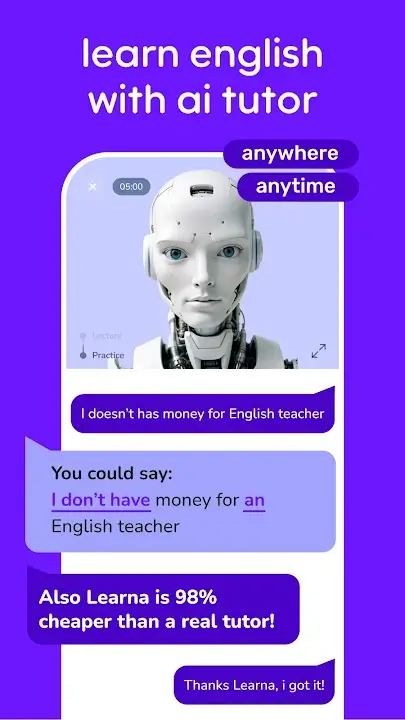 Learna AI MOD APK Best AI Learning and Study Assistant App for Android [Premium Unlocked] Screenshot