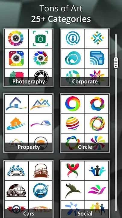 LogoWiz MOD APK Best  AI Logo Maker and Graphic Design App for Android [Premium Unlocked] Screenshot