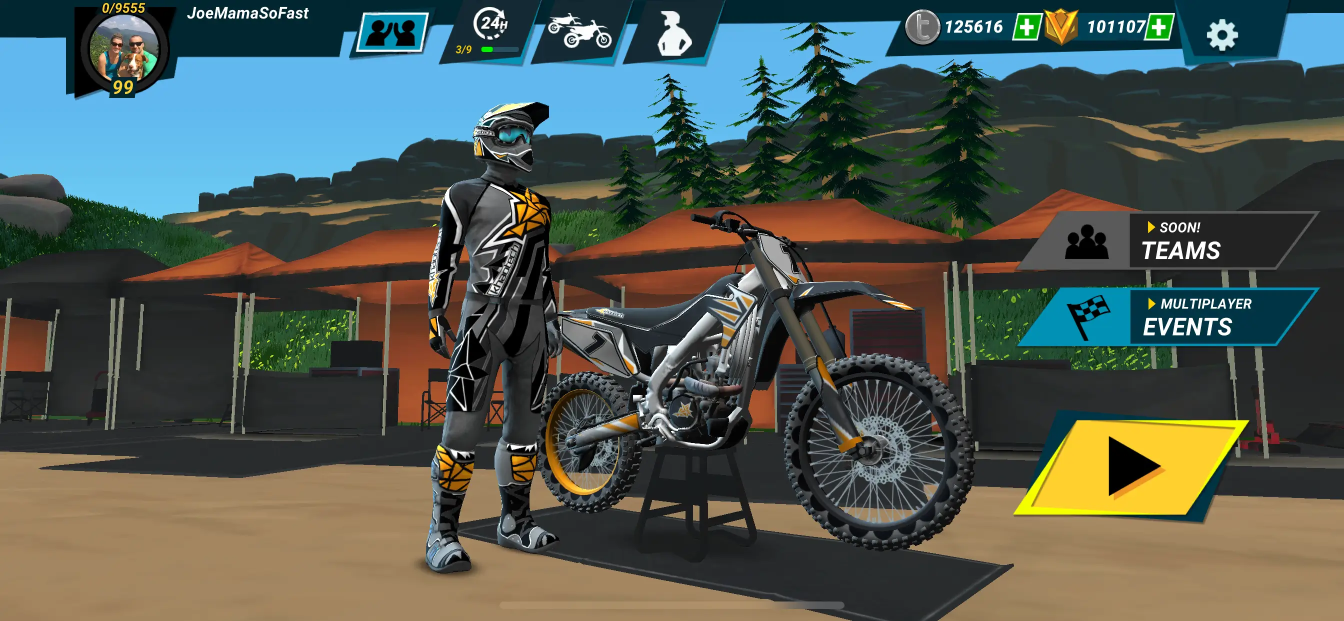Mad Skills Motocross 3 v5.0.8 MOD APK [Unlimited Money/Unlock Bike] for Android Screenshot