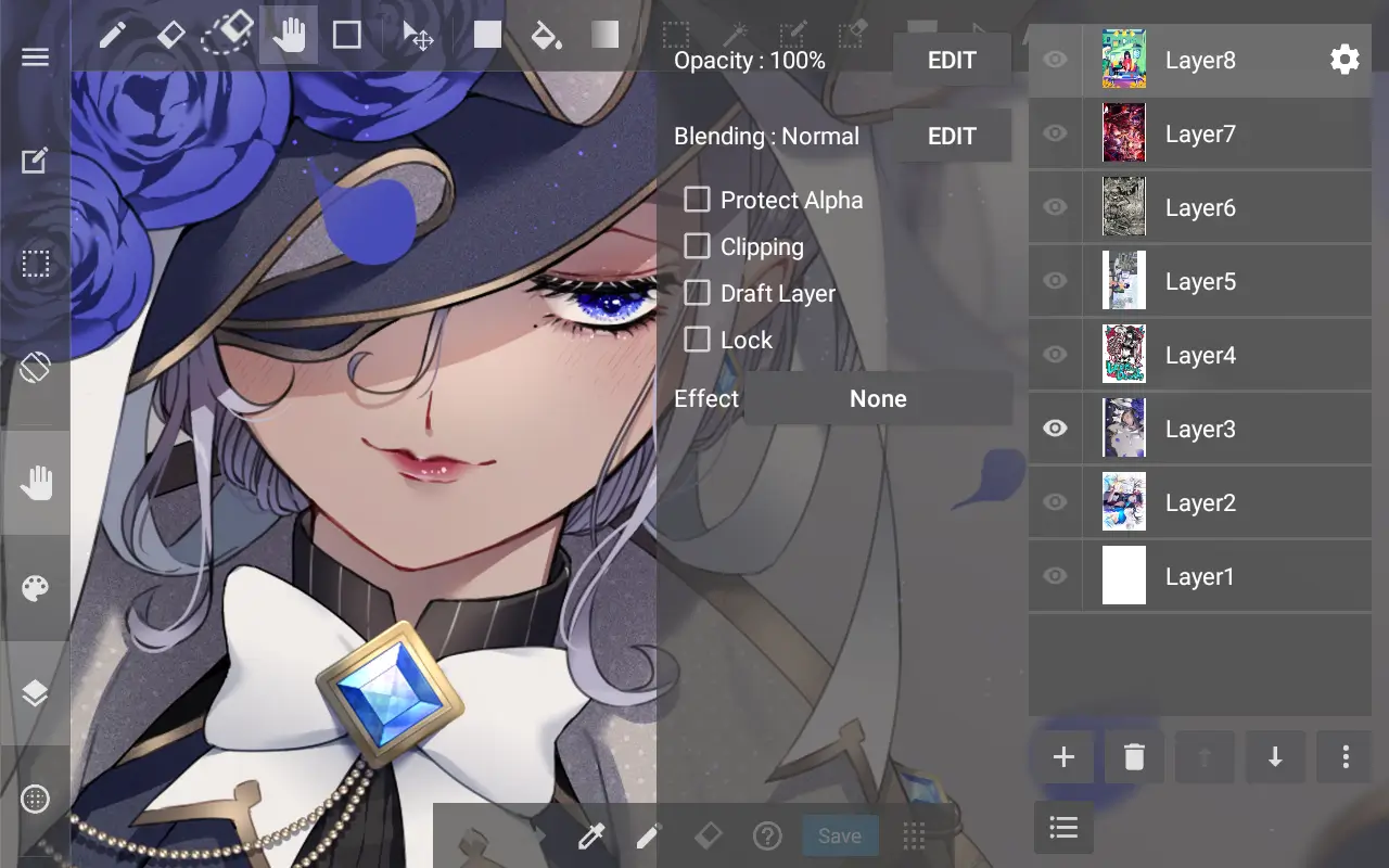 MediBang Paint MOD APK Best Digital Drawing and Manga Art App for Android [Premium Unlocked] Screenshot
