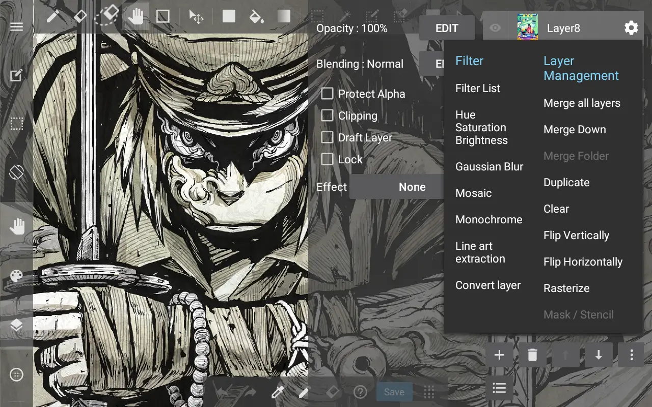 MediBang Paint MOD APK Best Digital Drawing and Manga Art App for Android [Premium Unlocked] Screenshot