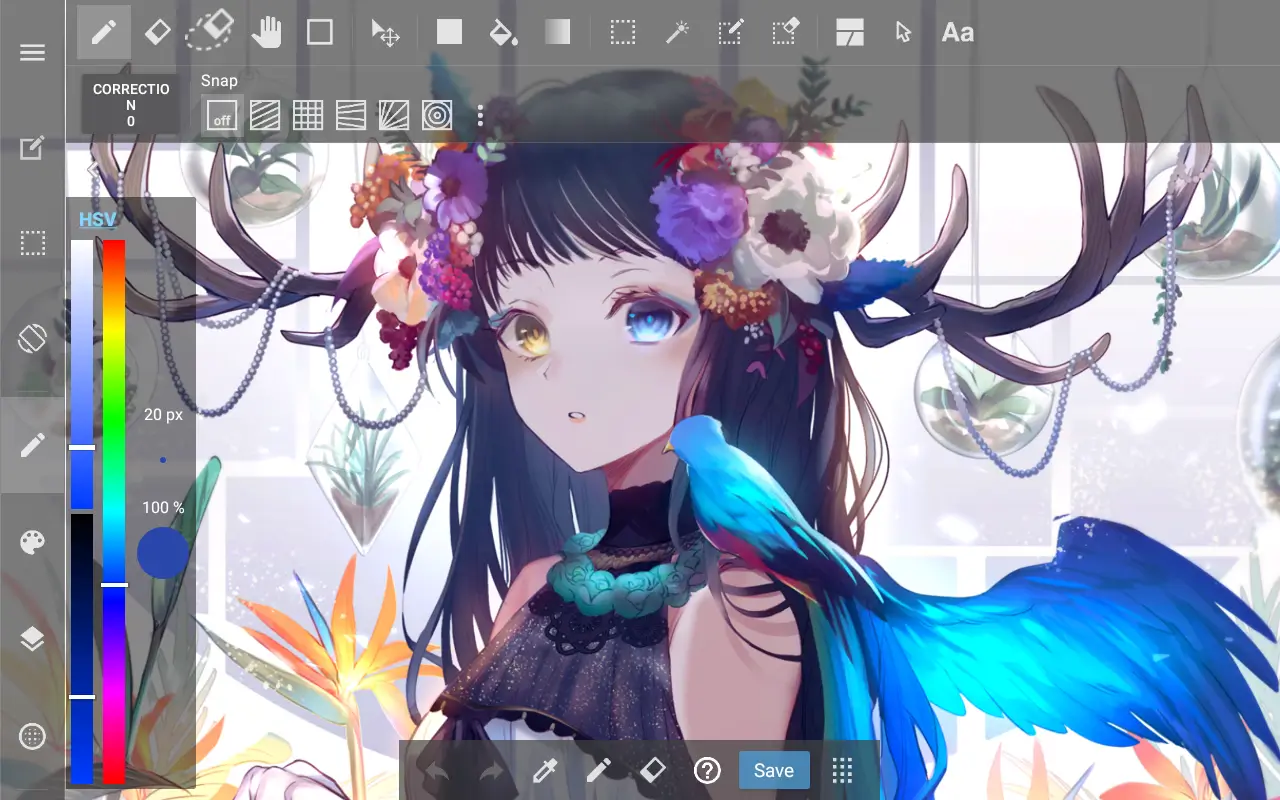 MediBang Paint MOD APK Best Digital Drawing and Manga Art App for Android [Premium Unlocked] Screenshot