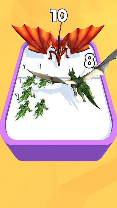 Merge Master MOD APK Best Dinosaur Battle and Merge Strategy Game for Android [Unlimited Resources] Screenshot
