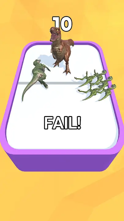 Merge Master MOD APK Best Dinosaur Battle and Merge Strategy Game for Android [Unlimited Resources] Screenshot