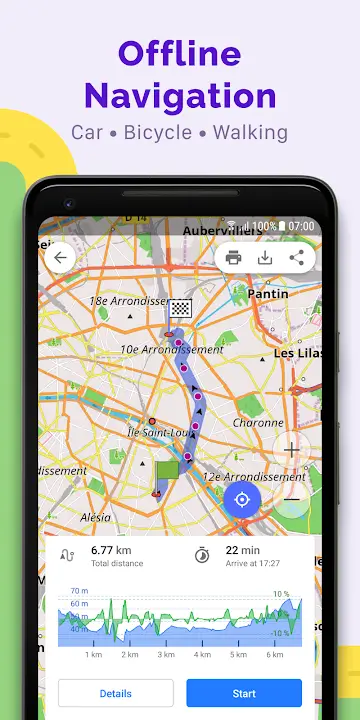 OsmAnd Premium APK Offline Maps Navigation GPS App For Android Latest Version Screenshot