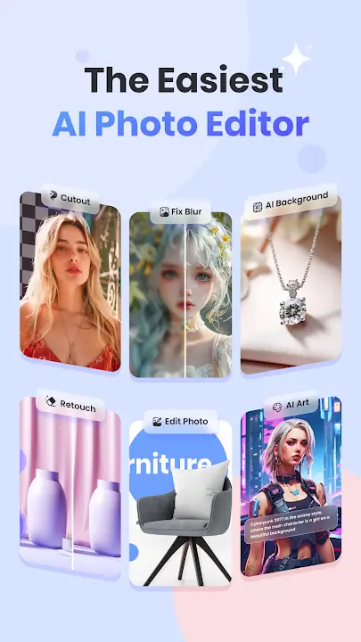 PicWish MOD APK v2.3.2 Best AI Photo Editor and Background Remover App for Android [Premium Unlocked] Screenshot