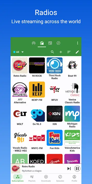 Podcast Republic MOD APK Best Podcast and Radio Streaming App for Android [Premium Unlocked] Screenshot