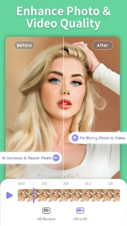PrettyUp Premium APK Body Editor Video Face Retouch App For Android Latest Version Screenshot