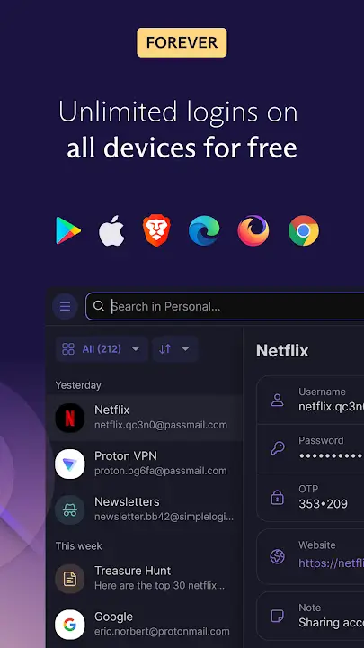 Proton vpn [Unlimited Devices] for Android Screenshot
