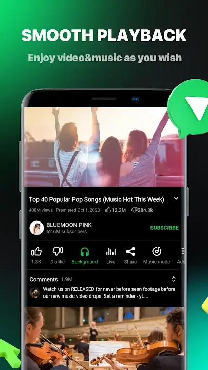 Pure Tuber MOD APK Best Video Streaming and Background Player App for Android [Premium Unlocked] Screenshot