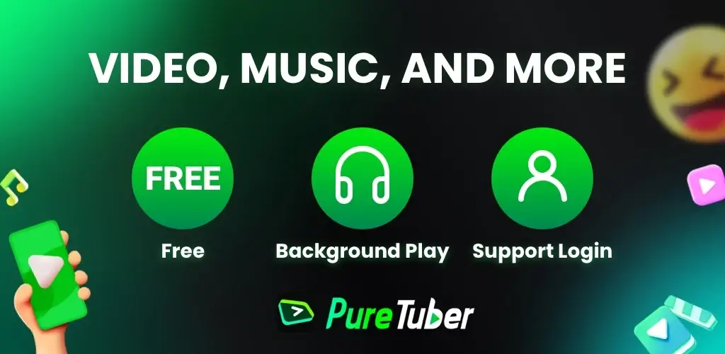 Pure Tuber MOD APK Best Video Streaming and Background Player App for Android [Premium Unlocked] Screenshot
