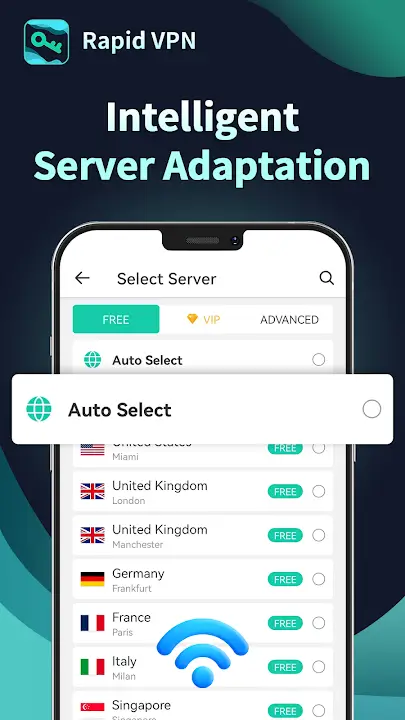 Rapid VPN MOD APK Best Secure VPN and Private Browsing App for Android [Premium Unlocked] Screenshot