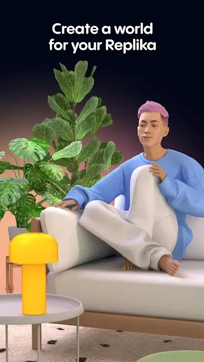 Replika APK AI Chat Companion Emotional Support Virtual Friend App For Android Screenshot