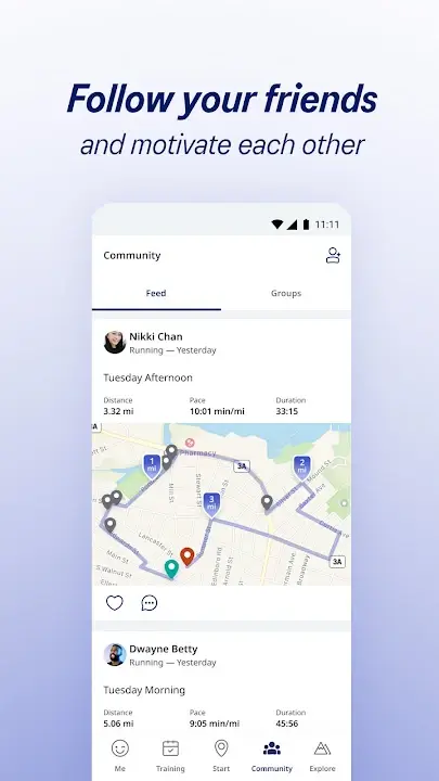 Runkeeper MOD APK [Premium Unlocked] for Android Screenshot