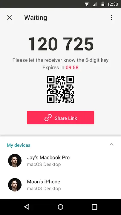 Send Anywhere MOD APK Best File Sharing and Transfer App for Android [Premium Unlocked] Screenshot