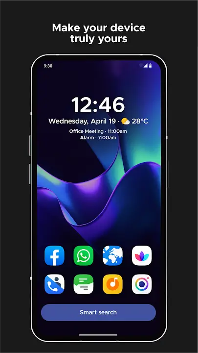 Smart Launcher 6 MOD APK Best Android Launcher and Home Screen Customization App [Premium Unlocked] Screenshot