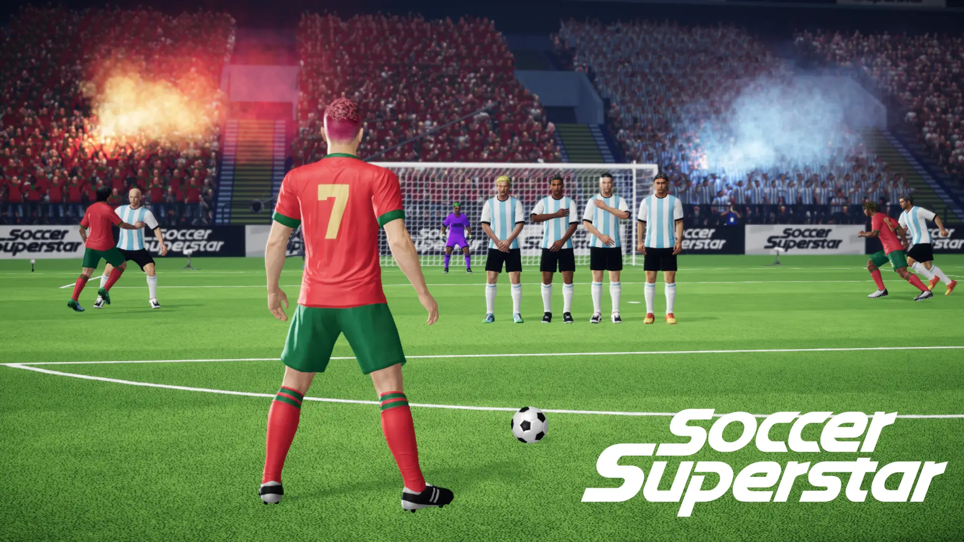 Soccer Super Star MOD APK Best Offline Football Simulation Game for Android [Unlimited Money] Screenshot