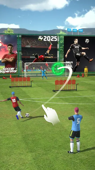 Soccer Super Star MOD APK Best Offline Football Simulation Game for Android [Unlimited Money] Screenshot