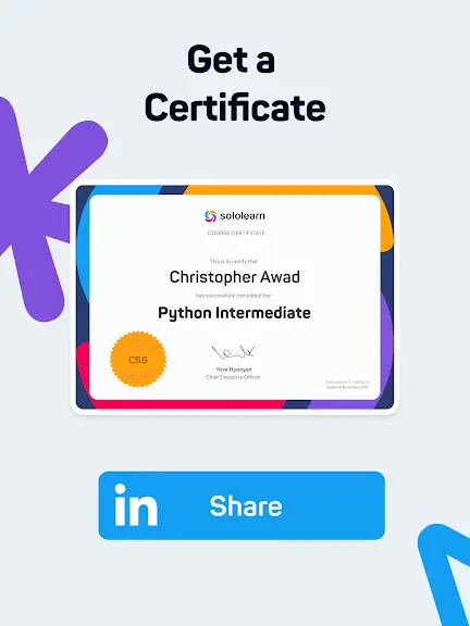 SoloLearn MOD APK Premium Unlocked Coding &amp; Programming Learning App For Android (Latest Version) Screenshot