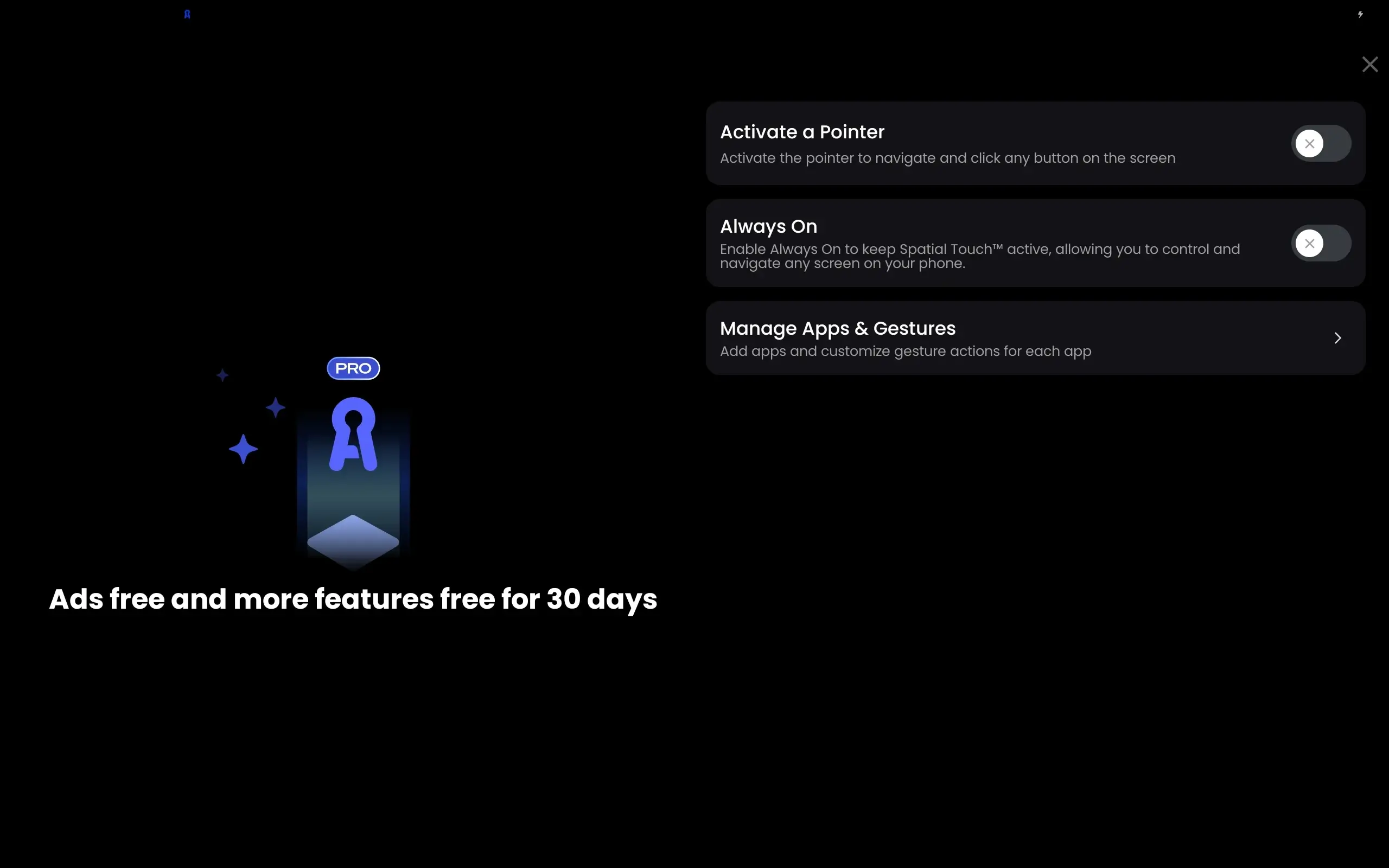 Spatial Touch v1.2.6 MOD APK [Premium] for Android Screenshot