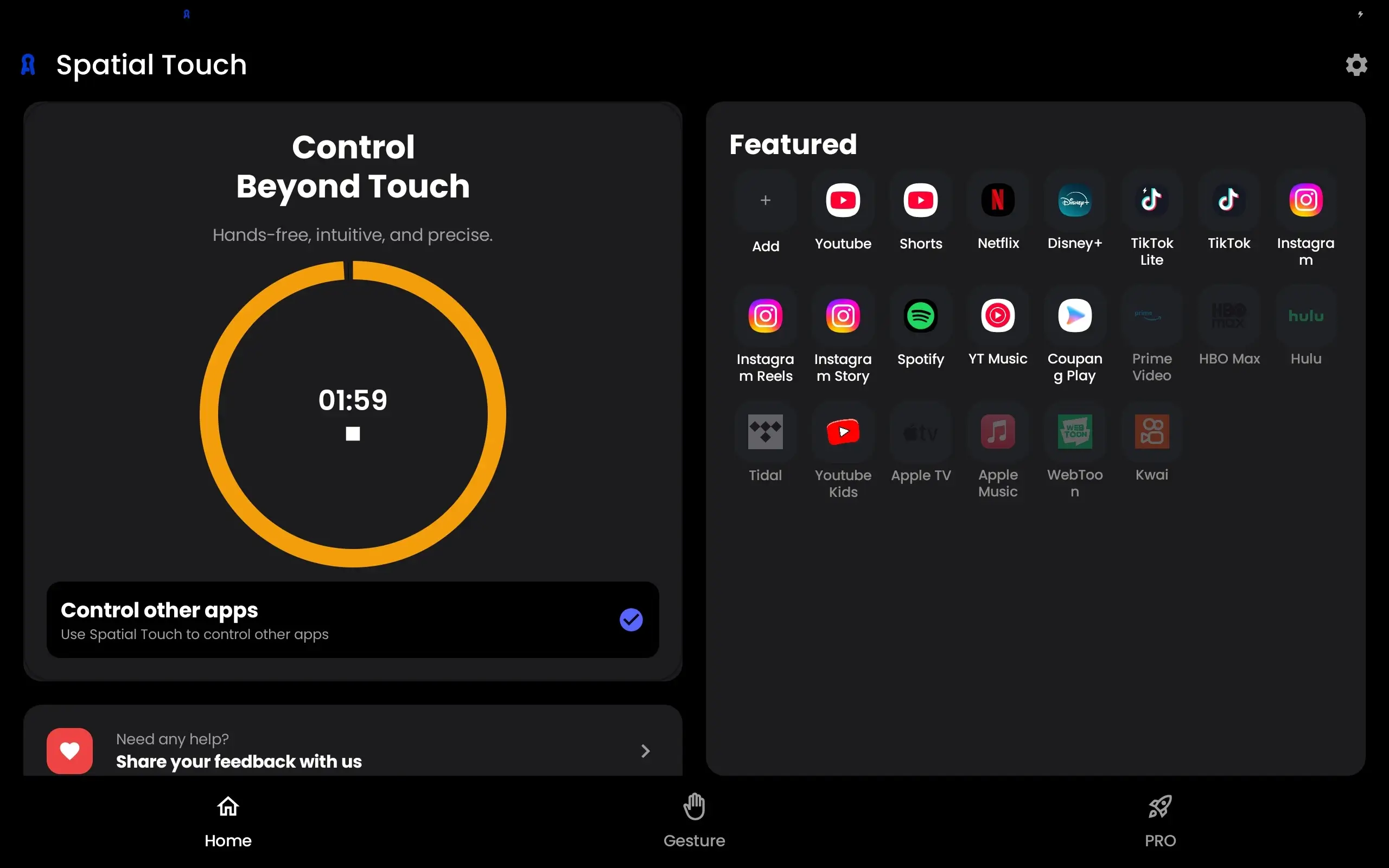 Spatial Touch v1.2.6 MOD APK [Premium] for Android Screenshot