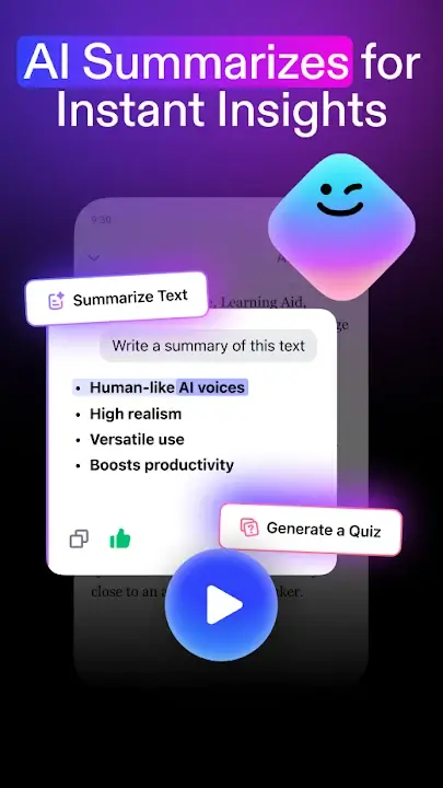 Speechify  MOD APK [Premium Unlocked] for Android Screenshot