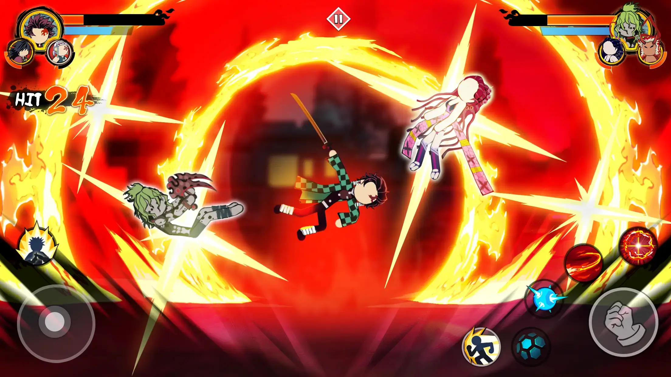 Stick Demon Shadow Fight MOD APK Best Stickman Anime Fighting Game for Android [Unlimited Money] Screenshot