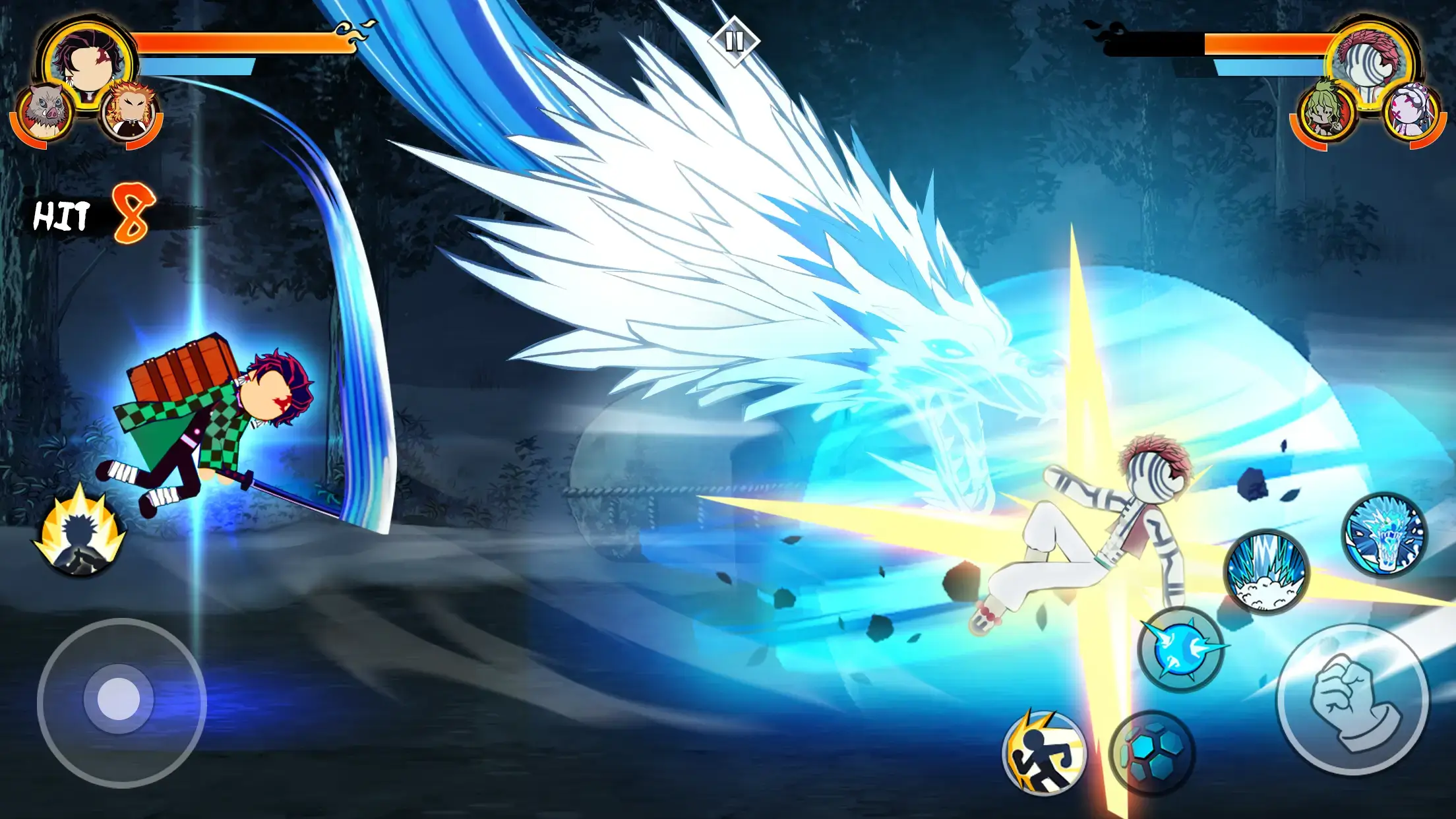 Stick Demon Shadow Fight MOD APK Best Stickman Anime Fighting Game for Android [Unlimited Money] Screenshot