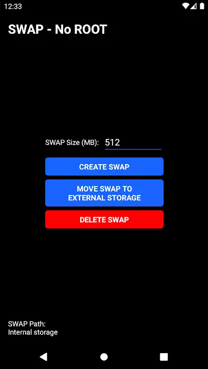 SWAP – No ROOT MOD APK Best RAM Expander and Performance Booster App for Android [Premium Unlocked] Screenshot