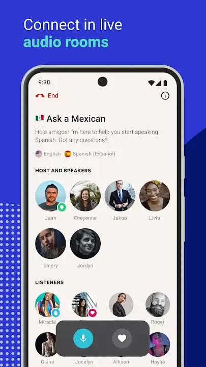 Tandem MOD APK Best Language Exchange and Speaking Practice App for Android [Premium Unlocked] Screenshot