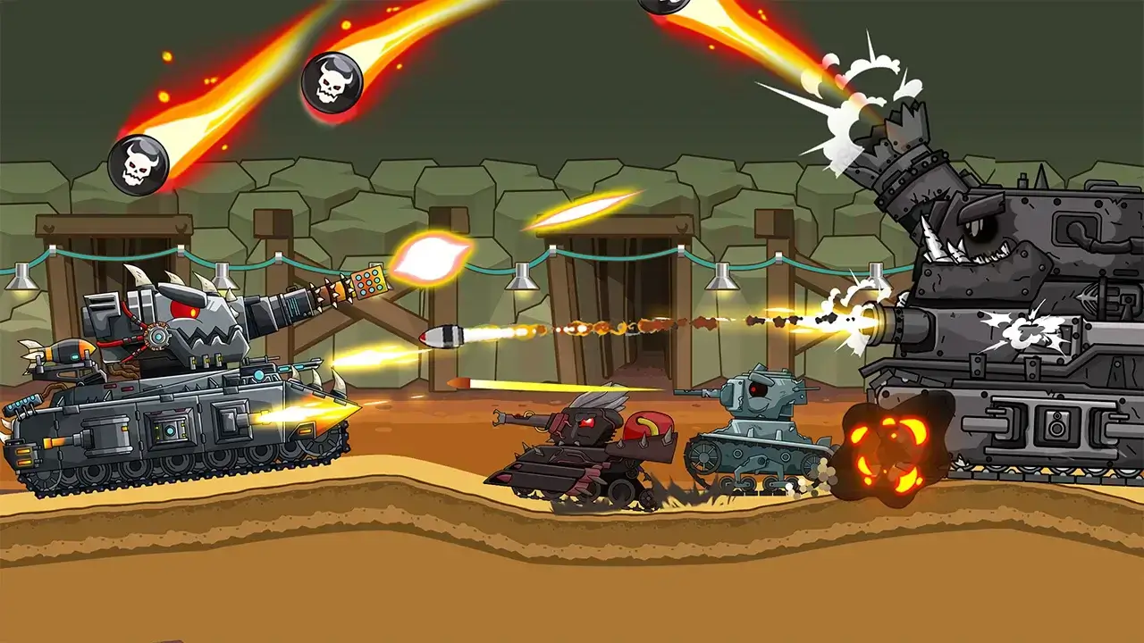 Tank Arena Steel Battle MOD APK Best Tank Shooting and War Battle Game for Android [Unlimited Money] Screenshot