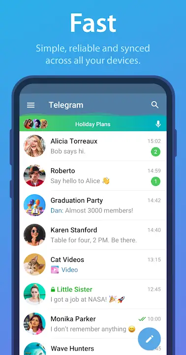 Telegram Premium MOD APK v12.8.2 (No Ads, Unlimited Speed, All Features Unlocked Screenshot