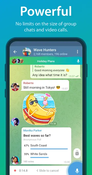 Telegram Premium MOD APK v12.8.2 (No Ads, Unlimited Speed, All Features Unlocked Screenshot