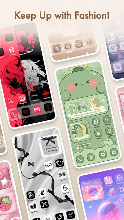 Themepack MOD APK Best Android Themes and Icon Customization App for Android [Premium Unlocked] Screenshot