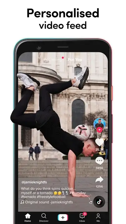 TikTok MOD APK Premium Unlocked No Ads Video Downloader and Short Video App For Android (Latest Version) Screenshot