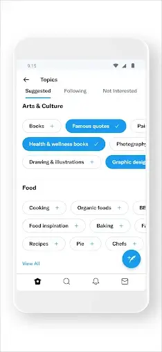 Twitter  MOD APK v12.7.1[Premium Unlocked/Extra Features] for Android Screenshot
