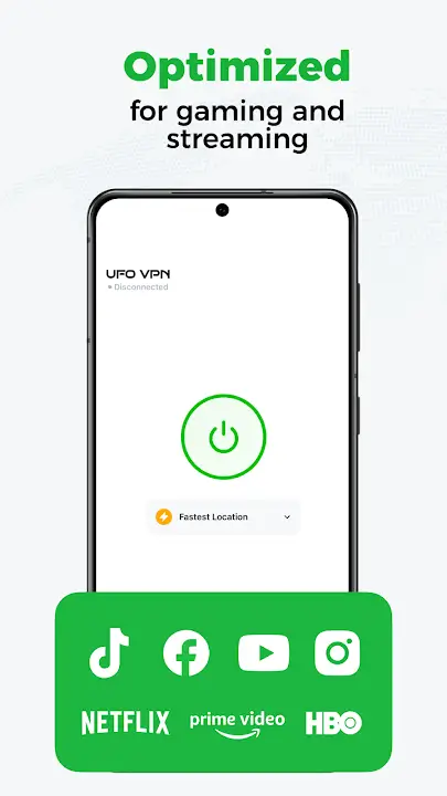 UFO VPN Premium APK Secure Fast VPN Proxy App For Android Latest Version Screenshot