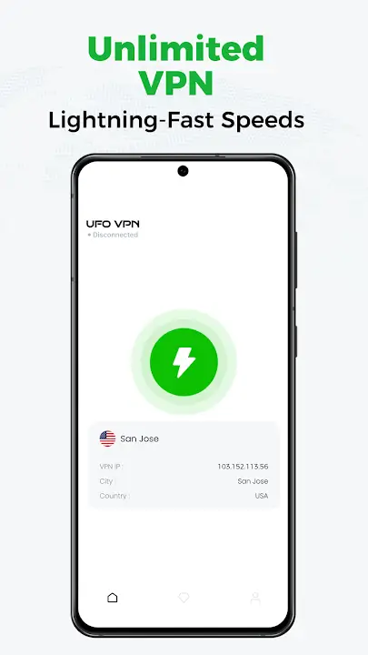 UFO VPN Premium APK Secure Fast VPN Proxy App For Android Latest Version Screenshot