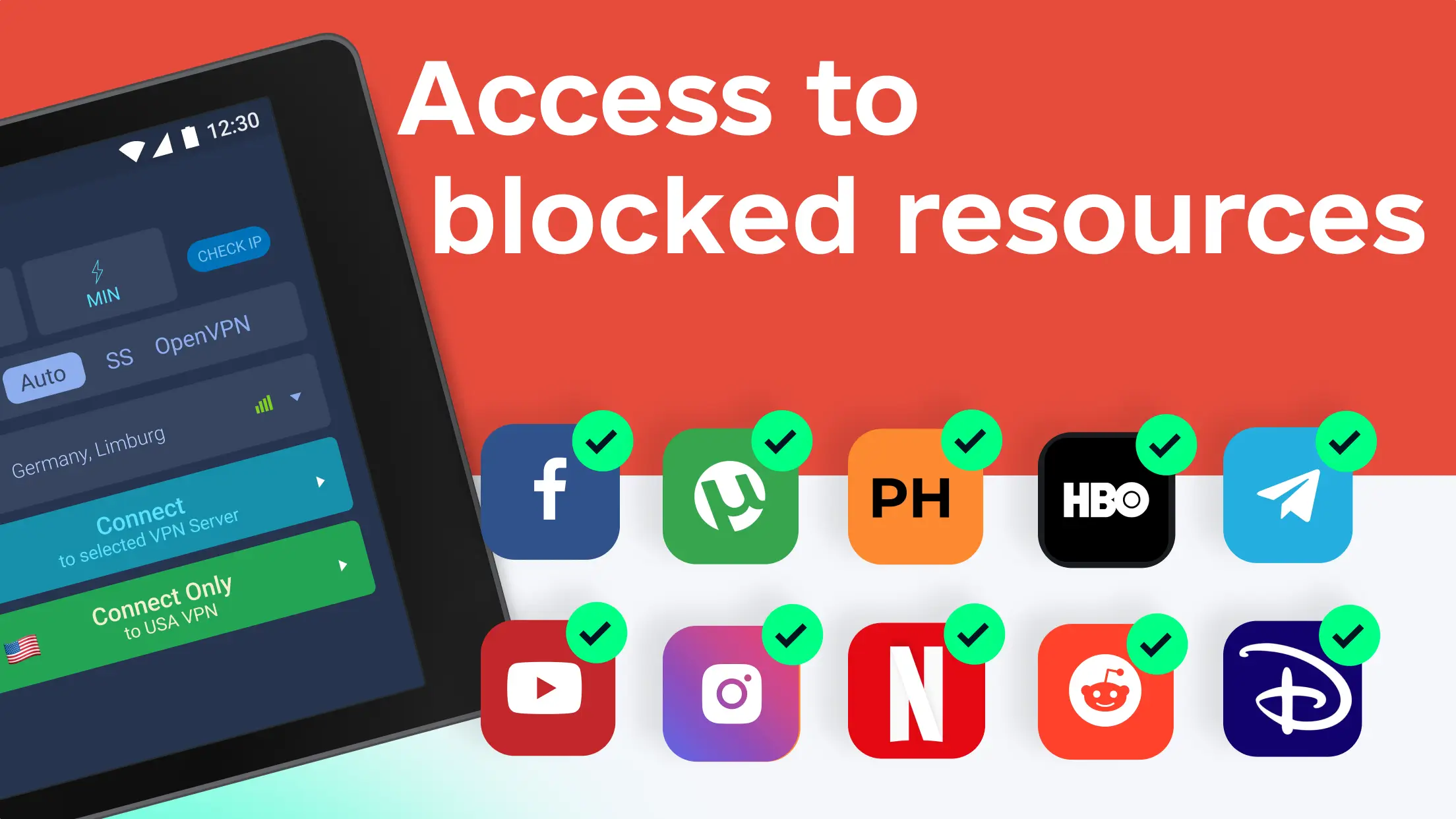 USA VPN MOD APK Best Secure VPN and Private Browsing App for Android [Premium Unlocked] Screenshot