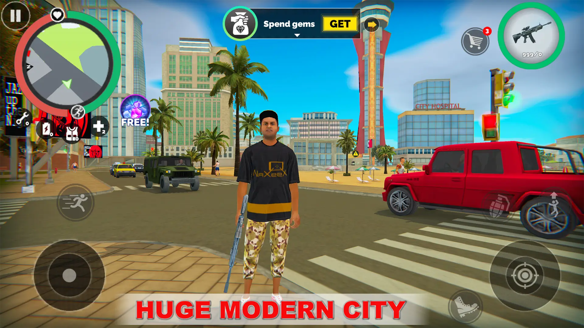 Vegas Simulator MOD APK Best Open World Crime and Gangster Simulation Game for Android [Unlimited Money] Screenshot