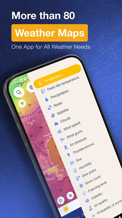 Ventusky MOD APK Best Weather Forecast and Radar App for Android [Premium Unlocked] Screenshot