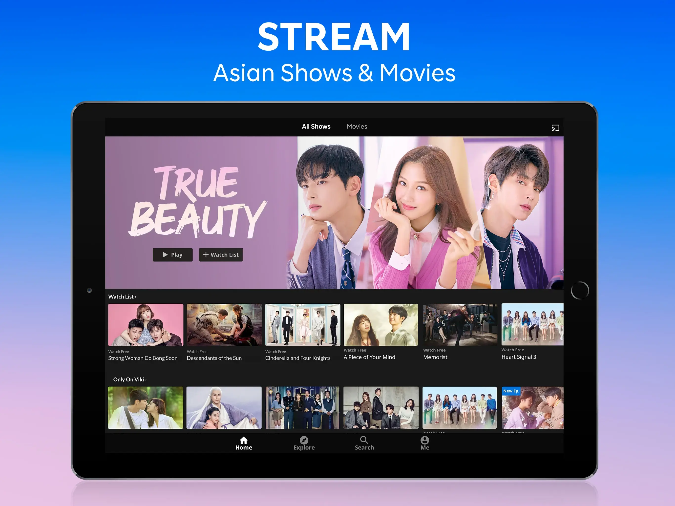 Viki MOD APK Best Asian Drama and Movie Streaming App for Android [Premium Unlocked] Screenshot
