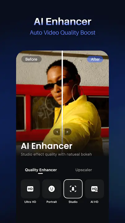 Vmake AI Captions MOD APK  ( For Android Screenshot