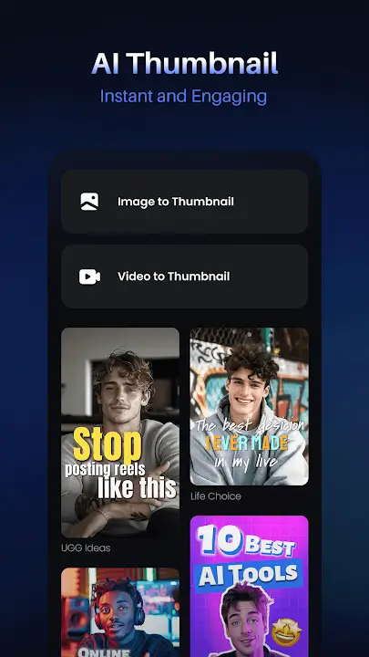 Vmake AI Captions MOD APK  ( For Android Screenshot