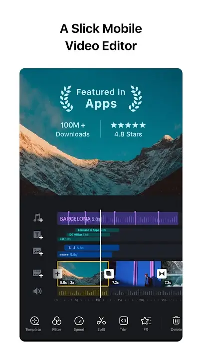 VN Video Editor APK Free Video Editing App Pro Tools For Android Latest Version Screenshot