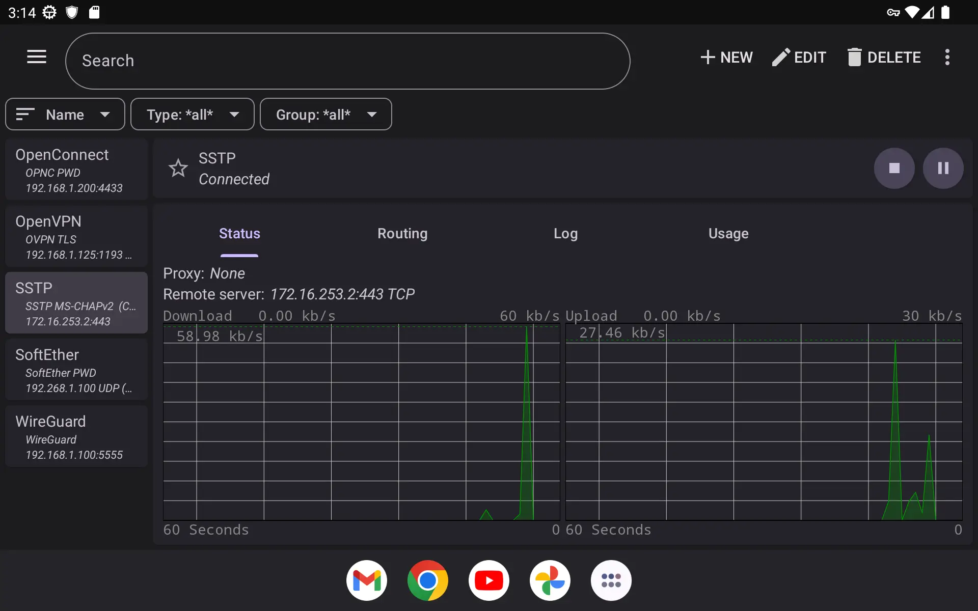 VPN Client Pro MOD APK Best Secure VPN Manager and Network Tool App for Android [Premium Unlocked] Screenshot