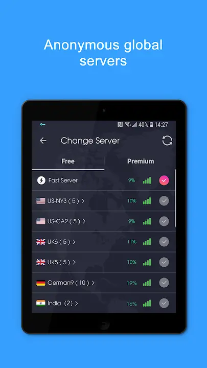 VPN PROXY SPEED MOD APK Best Secure VPN and Unlimited Proxy App for Android [Premium Unlocked] Screenshot