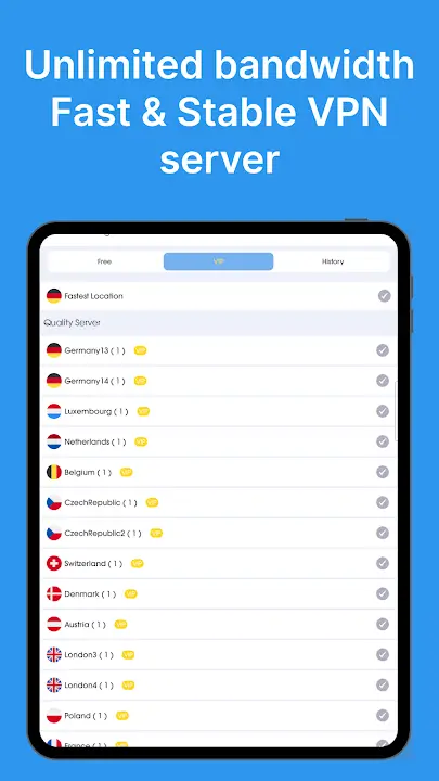 VPN Super Unlimited Proxy MOD APK Best Secure VPN and Private Browsing App for Android [Premium Unlocked] Screenshot